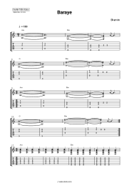 Sheet music, chords Shervin Hajipour - Baraye