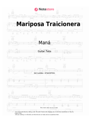 undefined Maná - Mariposa Traicionera