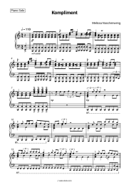 Sheet music, chords Melissa Naschenweng - Kompliment