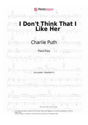 undefined Charlie Puth - I Don't Think That I Like Her