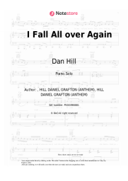 undefined Dan Hill - I Fall All over Again